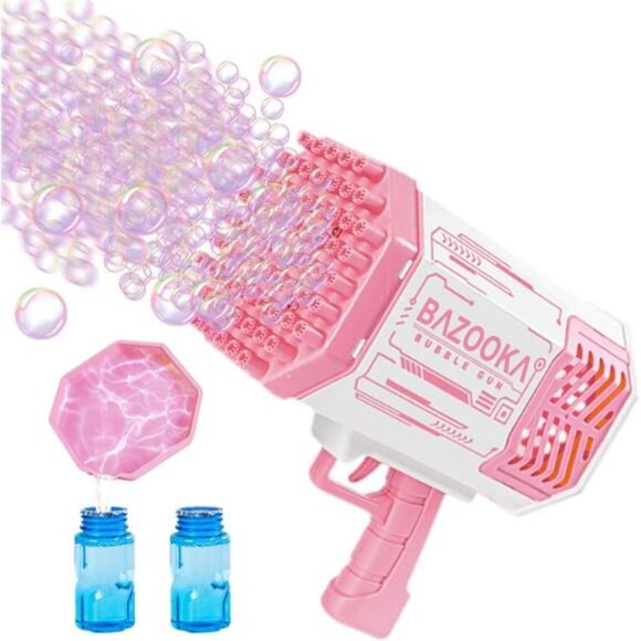 Bubble Gun, Bazooka Bubble Machine Gun, Bubble Blaster Gun with Bubble - Picture 1 of 7